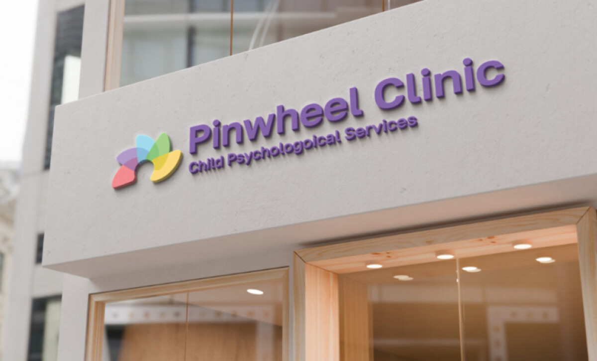 Pinwheel Clinic logo design by Long House Branding and Marketing.