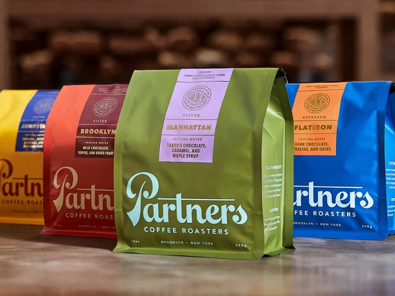 Partners Coffee Packaging Design by Brendan McAuliffe