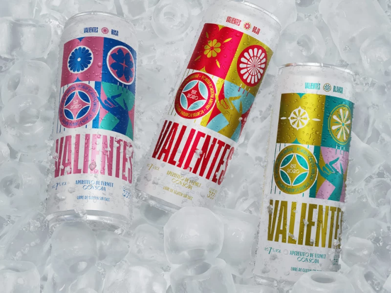 Valientes packaging design by Guapo./ Design Studio.