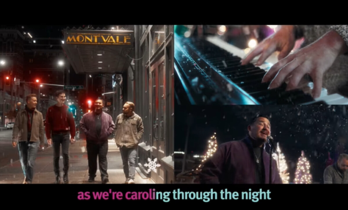 Helmer Noel performs "This Christmas'' (slide 2)