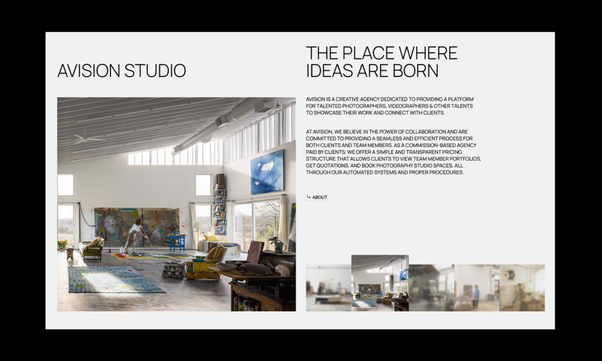 Avision Website Design Storytelling