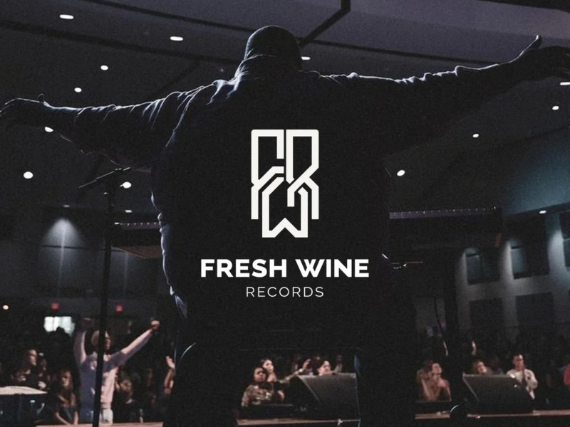 Fresh Wine Records logo design Matt Giroux.