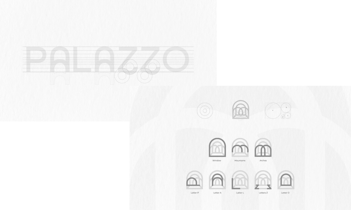 Palazzo Logo Design Concept