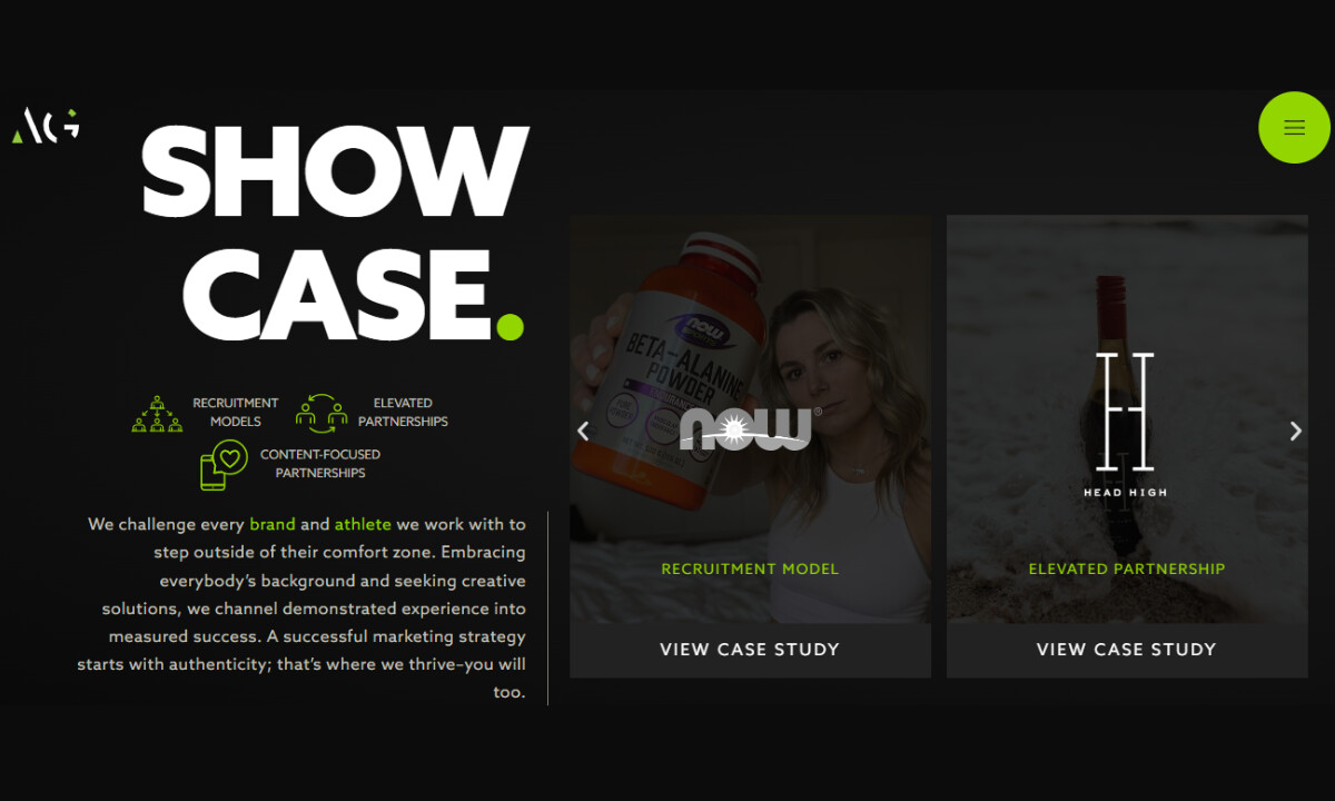 Athelo Group website design by bgood media.