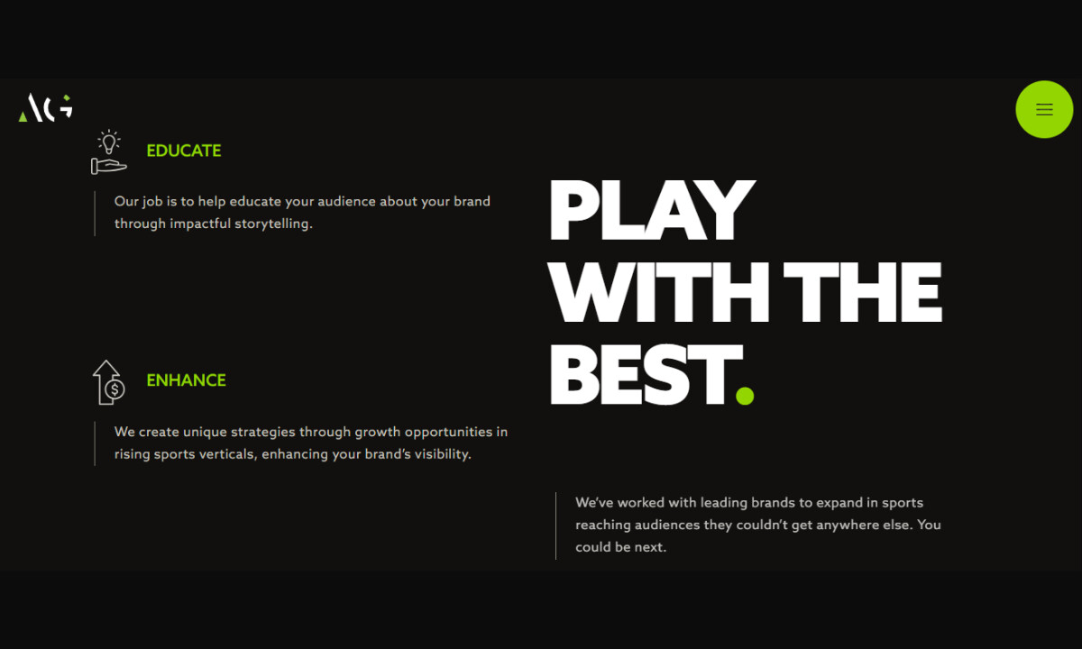 Athelo Group website design by bgood media.