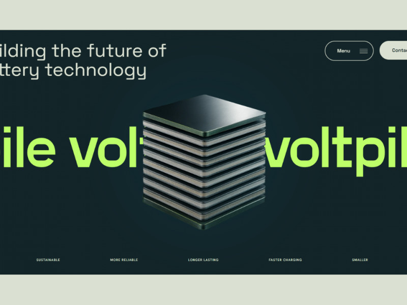 voltpile website design