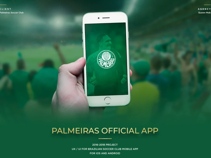Palmeiras App Design by Pedro Kümmel Design