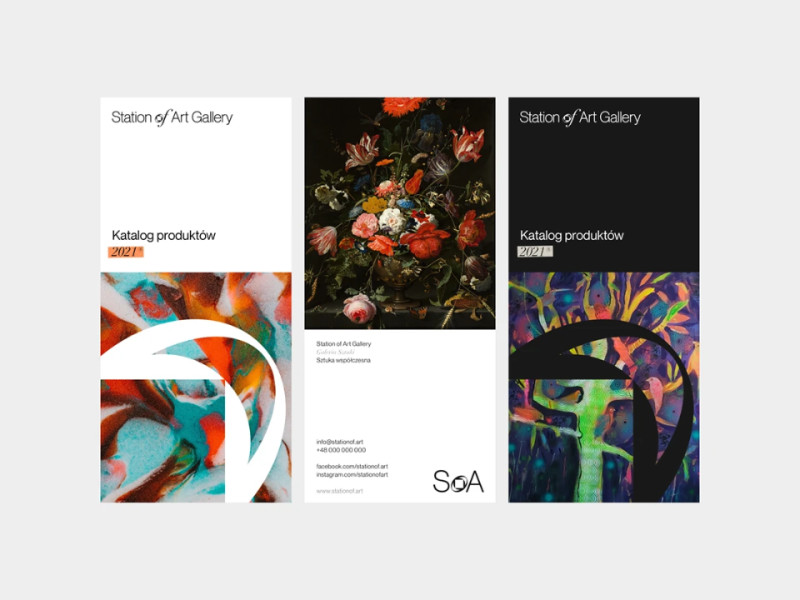 station of art print design