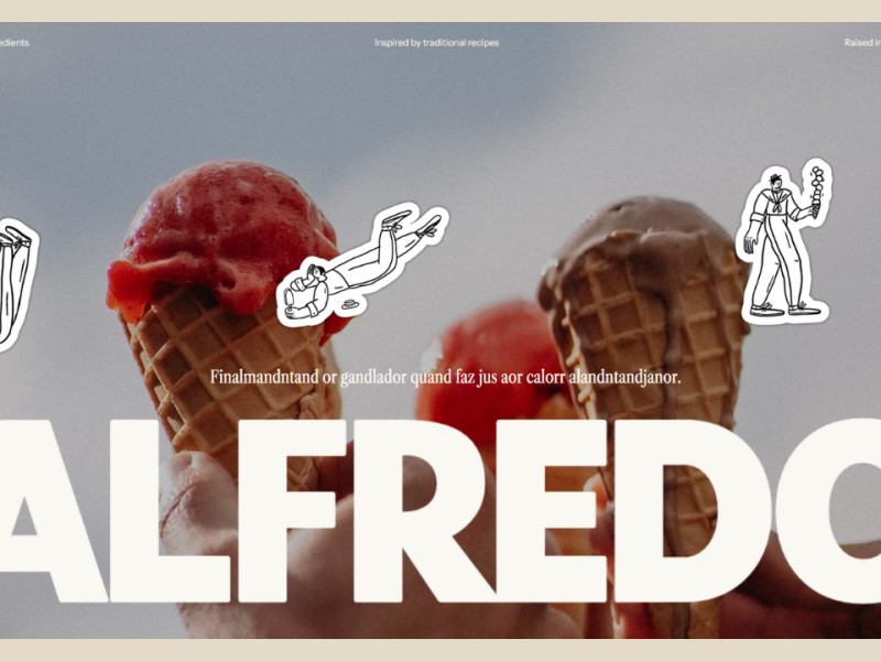 alfredo website design