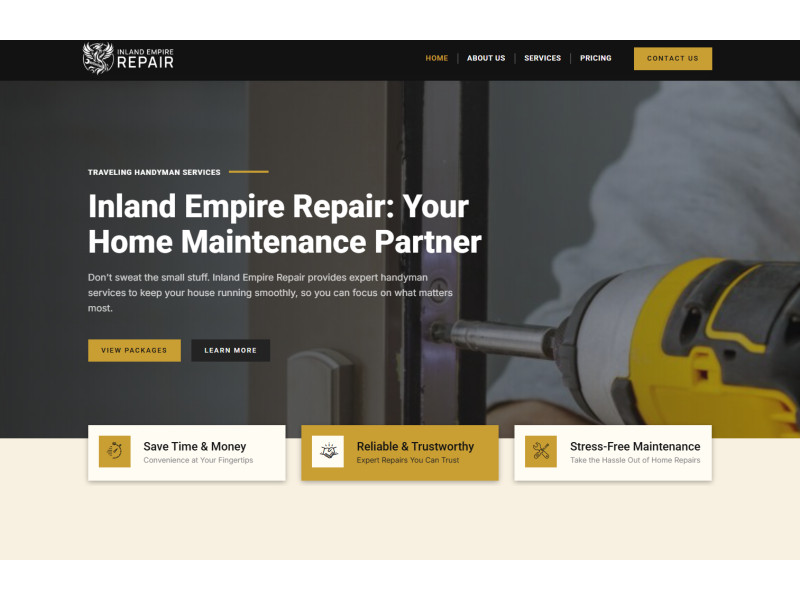 Inland Empire Repair Website Design by Murrieta Marketing