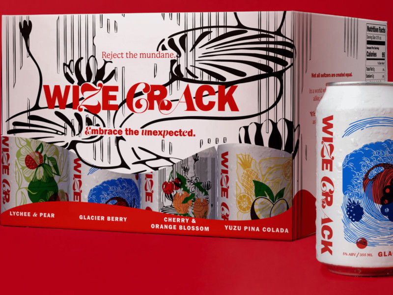 Wize Crack Packaging Design by Kit Harmer Creative