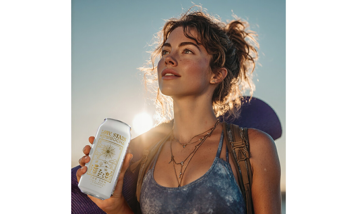 Love Stars Kombucha Packaging Design by Jazmyne Cho