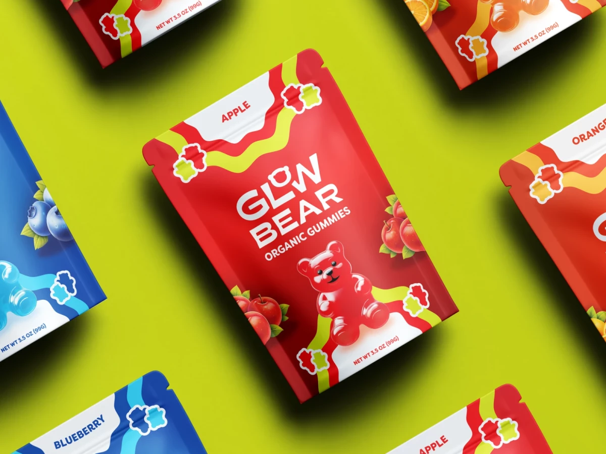 Glow Bear Packaging Design by Evyo Studio