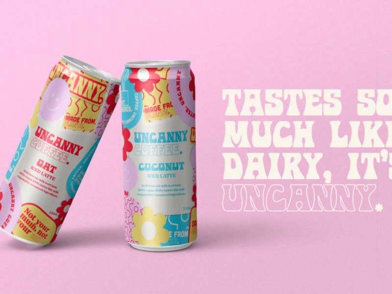Uncanny Coffee packaging design by Studio Chapman.