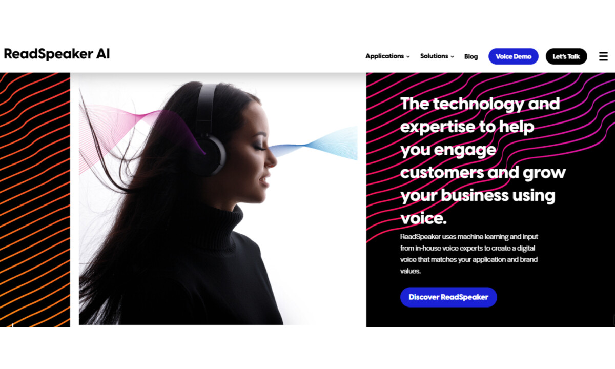 ReadSpeaker AI website design by GoingClear.