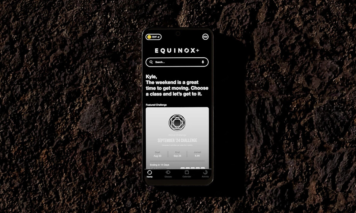 Equinox App Design by Kyle Creative Studio