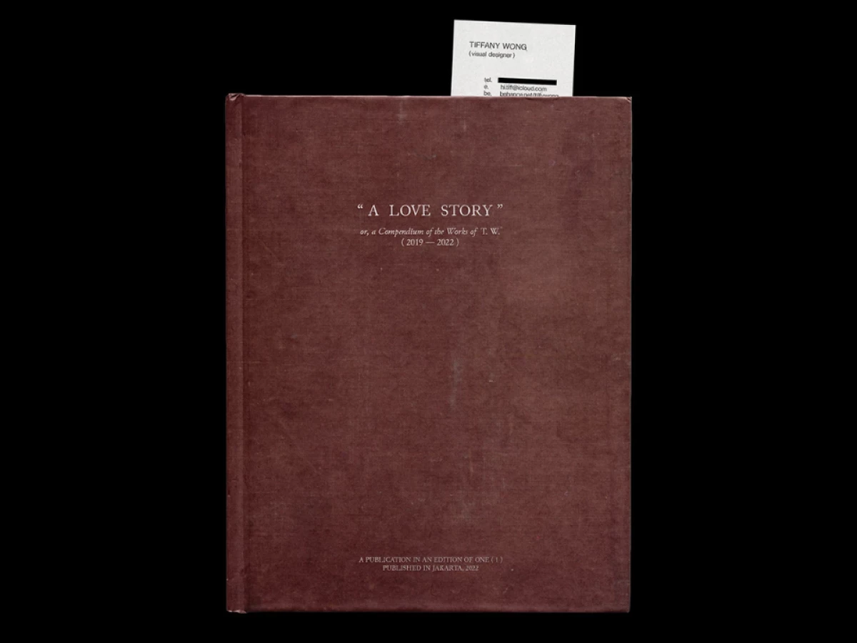 A Love Story print design by Tiffany Wong.
