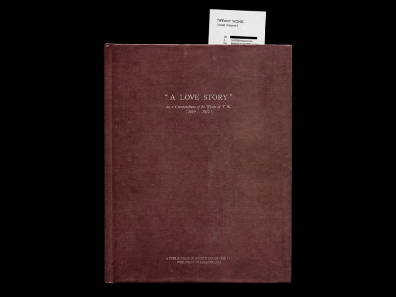 A Love Story print design by Tiffany Wong.