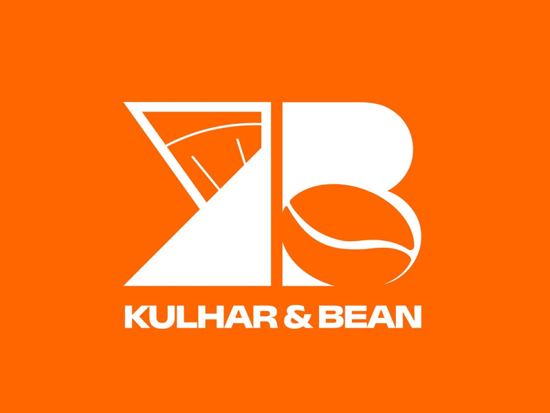 Kulhar and Bean logo design by Ashish Antony.