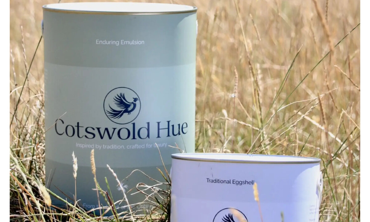 Cotswold Hue Paint packaging design by 1UP Brand.
