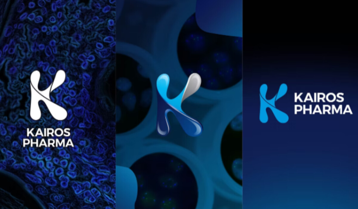 Kairos Pharma print design by Brainmetal Design.