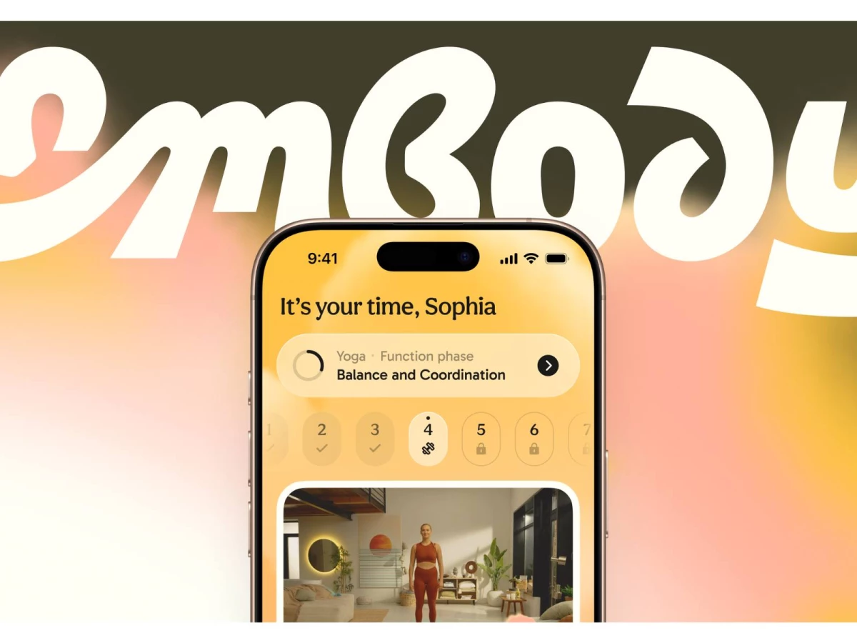 Embody App Design by Goodface