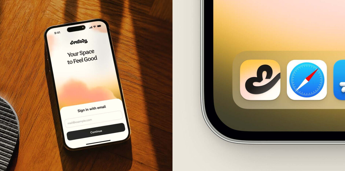 Embody App Design