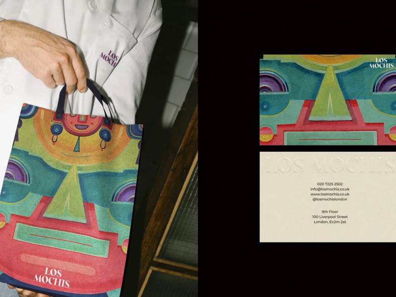 Los Mochis print design by Elena Puchkina.