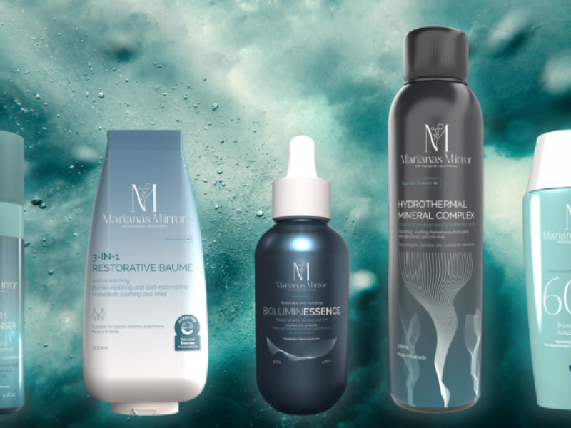 Marianas Mirror packaging design by Haus of Rogue.