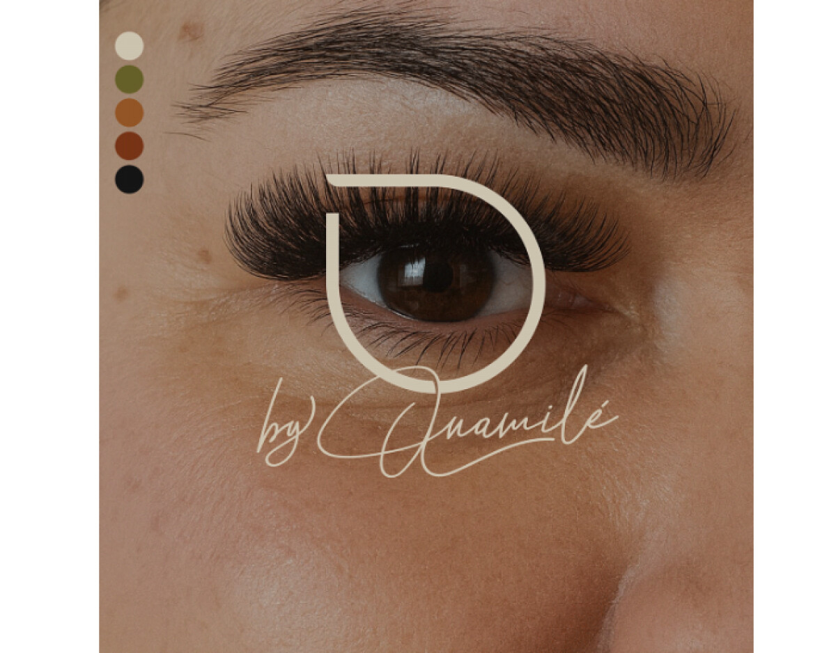 NOIR Lashes logo design by Daniel Duva Design LLC.