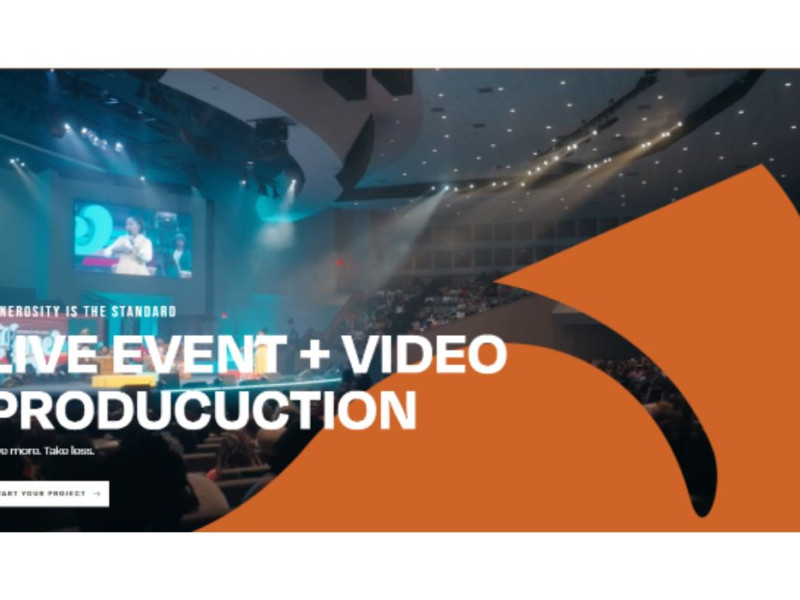 Oh! Productions website design by Ravel Brands.