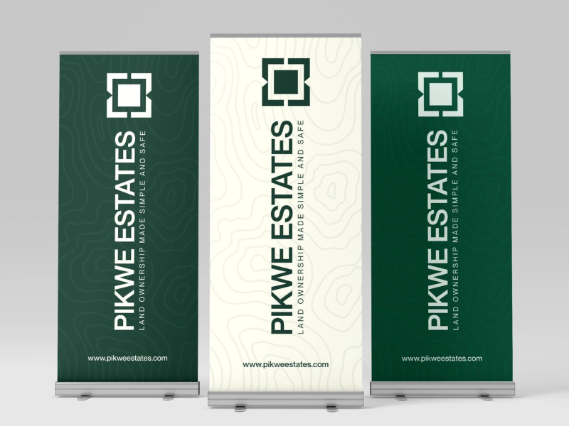 PIKWE ESTATES print design by Better Marque.