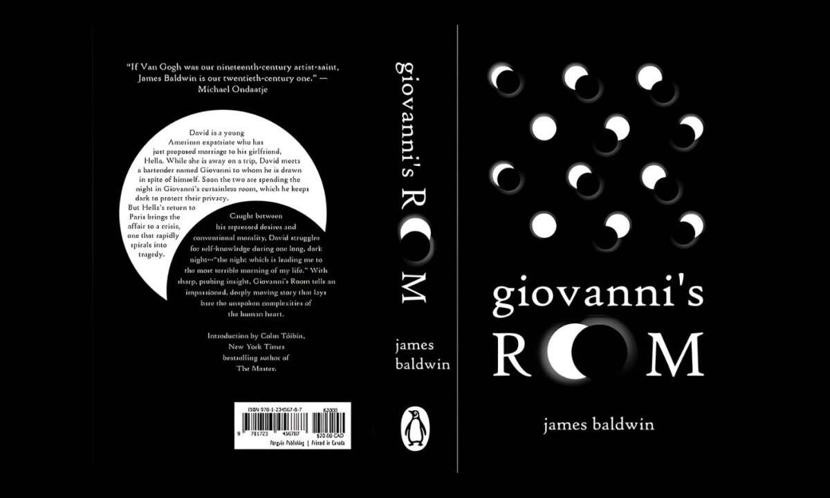 Minimal black cover system anchored by moon phase geometry