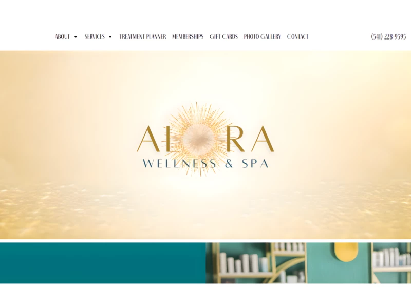 Alora Wellness & Spa Website Design by Sector45