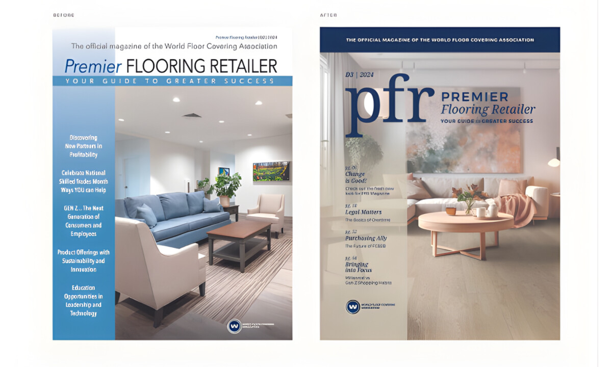 Modernized magazine covers with refined masthead and clean layout