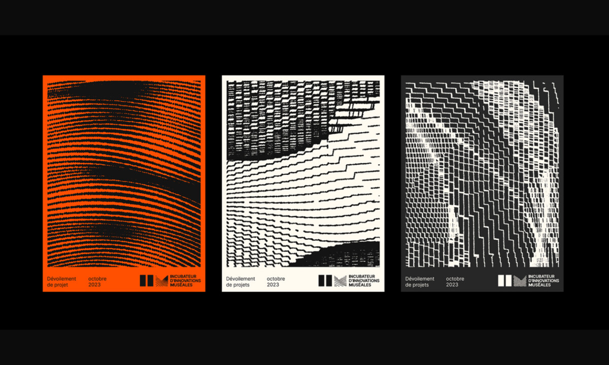 Modular posters driven by generative patterns