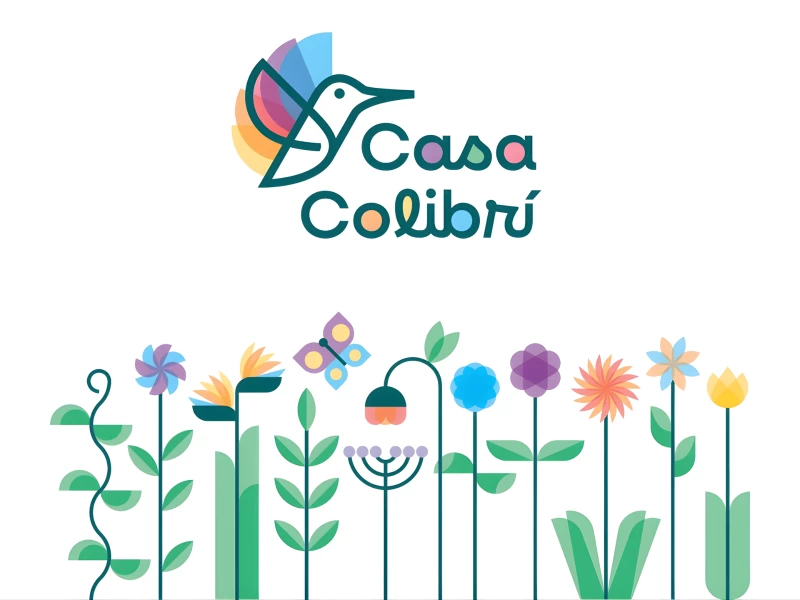 Casa Colibrí Logo Design by White Spider Design Inc.