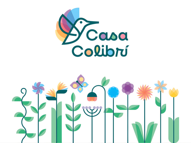 Casa Colibrà Logo Design by White Spider Design Inc.