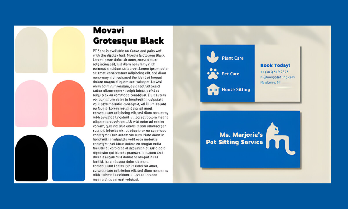 Service icons for plant, pet, and house care