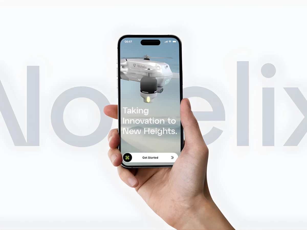 Notelix app design by Proyect.io.
