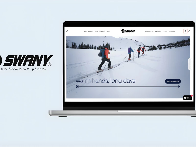 Swany website design by TMFL Studio.