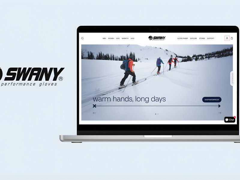 Swany website design by TMFL Studio.