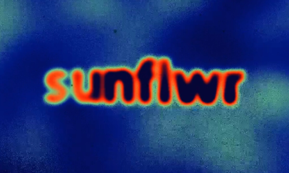 sunflwr - heard it in a dream print design by Jaye Thompson.