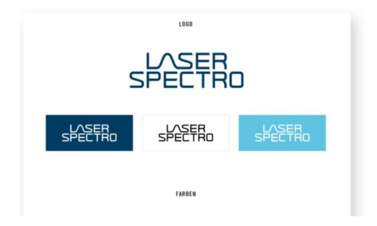 Laserspectro logo design by KOMPAGNON Communications.