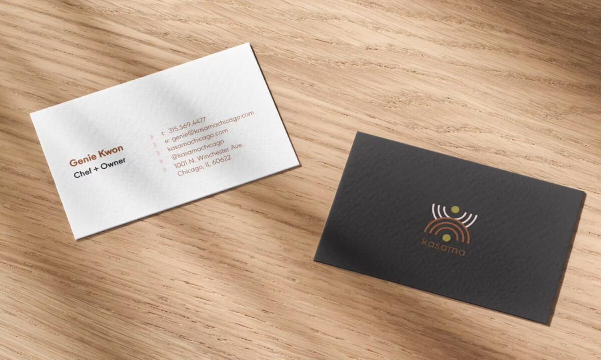 Kasama logo design by Lauren Richards.