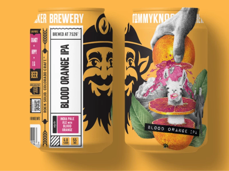 Tommyknocker Brewery packaging design by Ember Design LLC.