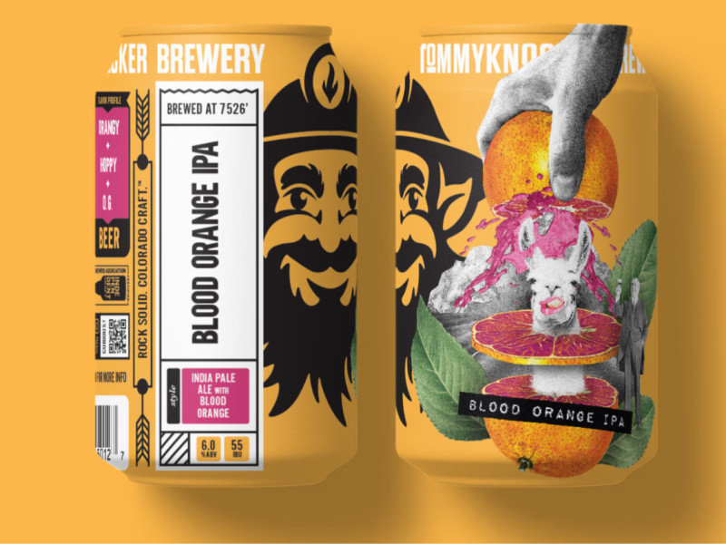Tommyknocker Brewery packaging design by Ember Design LLC.