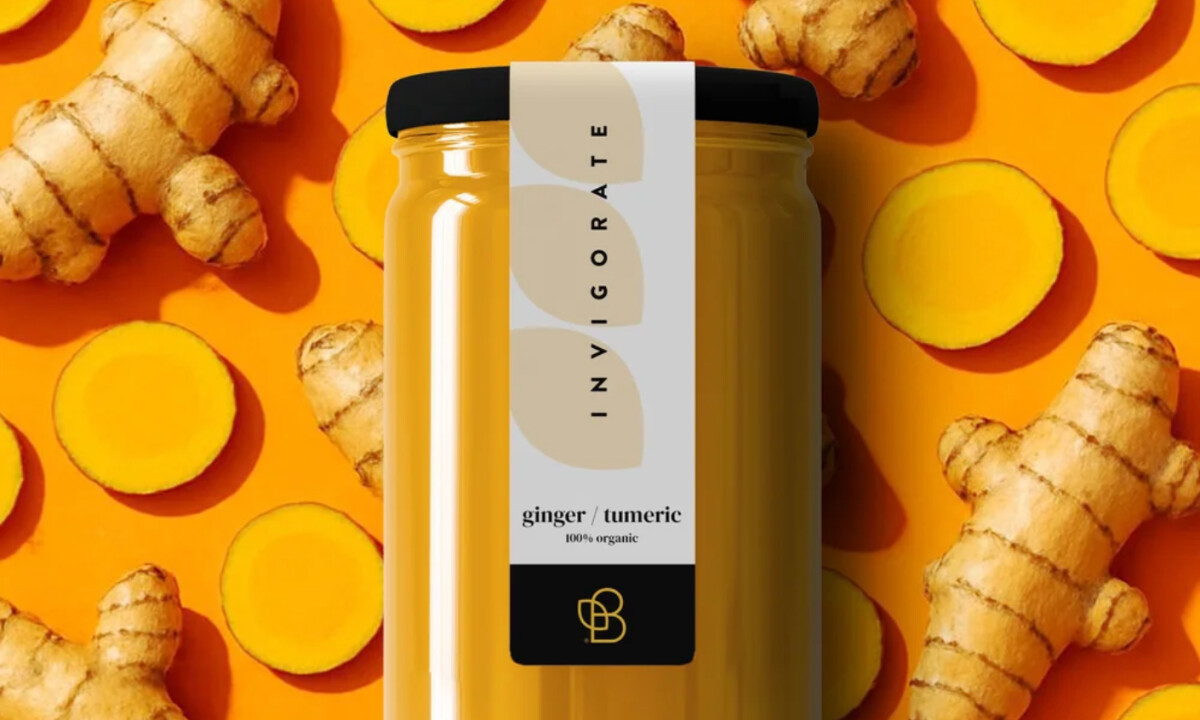 Biotta packaging design by Natalie Legg Design.