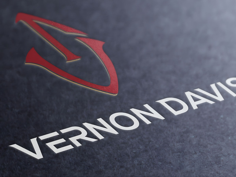 Vernon Davis logo design by Copa Design.