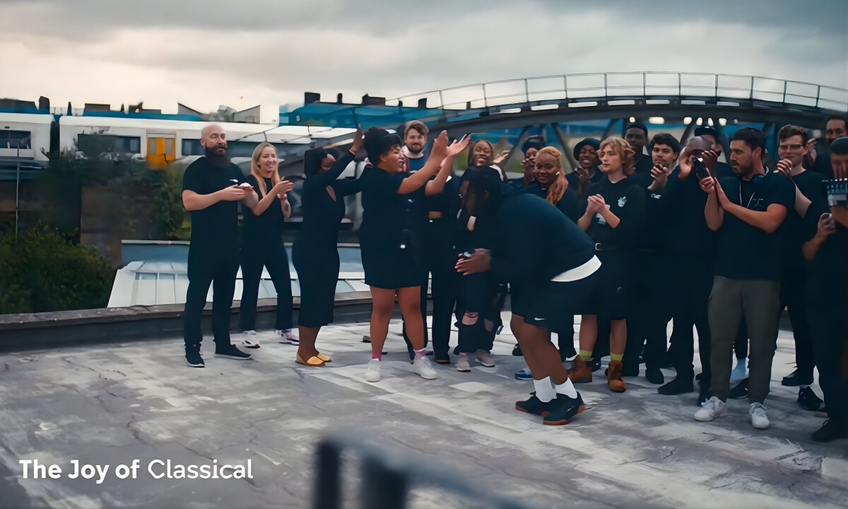 Community gathered in shared, unscripted joy